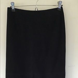 Talbots maxi pencil skirt black 6 petite